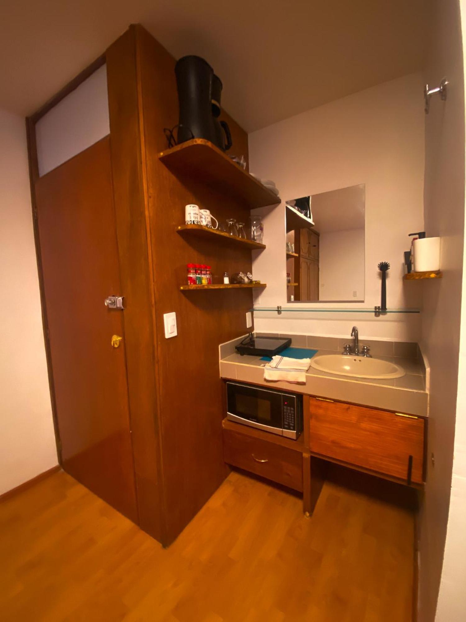 Central & Cozy Studio With Rooftop View 1 Мексико Сити Екстериор снимка